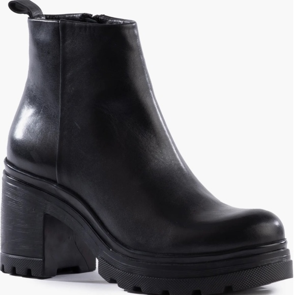 Black Platform Booties (Never worn) - Picture 3 of 3